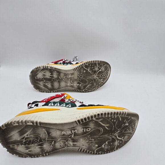 FARM Rio Irie Beaded Platform Sneakers in Multi color - Picture 8 of 8